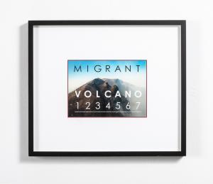 Hamish Fulton, Migrant volcano, Sicily,2015, foto colore, 44x52 cm, Ed.2/50
